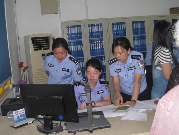 及时率和准确率,福建省泉州市安溪县公安局出入境管理大队女民警詹